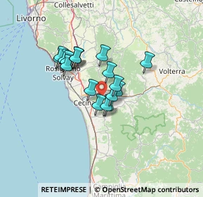 Mappa 56040 Montescudaio PI, Italia (10.00167)