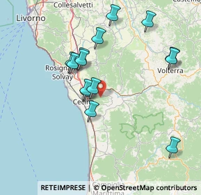 Mappa 56040 Montescudaio PI, Italia (15.03214)
