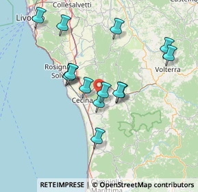 Mappa 56040 Montescudaio PI, Italia (13.97714)