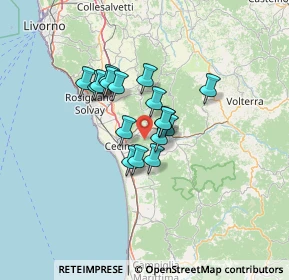 Mappa 56040 Montescudaio PI, Italia (9.33647)