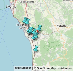 Mappa 56040 Montescudaio PI, Italia (7.85273)