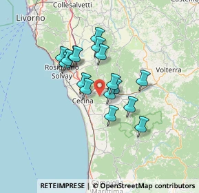 Mappa 56040 Montescudaio PI, Italia (10.77059)