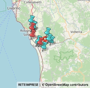Mappa 56040 Montescudaio PI, Italia (8.26667)