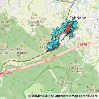 Mappa Cortina San Venanzo, 60044 Fabriano AN, Italia (0.75926)