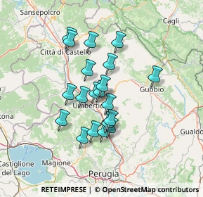 Mappa Località Serra Partucci, 06019 Umbertide PG, Italia (11.3755)