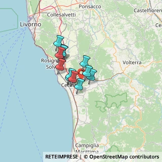 Mappa Via dei Tre Comuni, 56040 Montescudaio PI, Italia (8.24917)