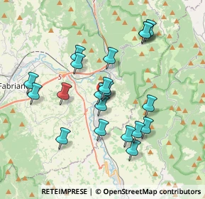 Mappa Via Dante, 60043 Cerreto d'Esi AN, Italia (3.6135)