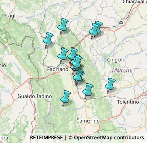 Mappa Via Dante, 60043 Cerreto d'Esi AN, Italia (9.93214)