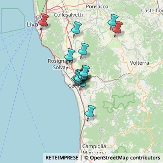 Mappa SP dei Tre Comuni, 56040 Montescudaio PI, Italia (10.07667)