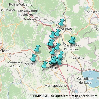 Mappa Via Ciuffoni Stanghini, 52048 Monte San Savino AR, Italia (10.926)