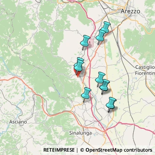 Mappa Via Ciuffoni Stanghini, 52048 Monte San Savino AR, Italia (6.76)