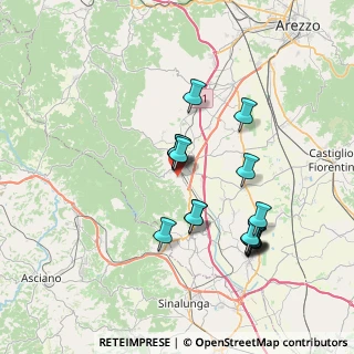 Mappa Via Ciuffoni Stanghini, 52048 Monte San Savino AR, Italia (6.90588)