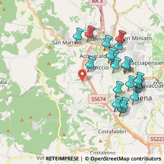 Mappa Strada delle Coste, 53100 Siena SI, Italia (2.3255)