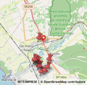 Mappa SS 1, 57023 Cecina LI, Italia (2.26692)