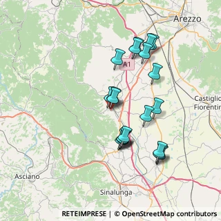 Mappa Via Grandi, 52048 Monte San Savino AR, Italia (7.149)