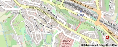 Mappa Siena