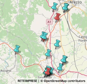 Mappa Via Procacci, 52048 Monte San Savino AR, Italia (10.4325)