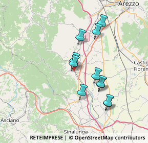 Mappa Via Procacci, 52048 Monte San Savino AR, Italia (6.67273)