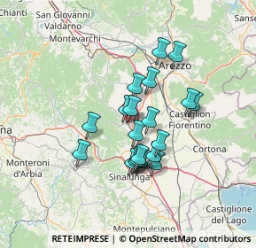 Mappa Via Procacci, 52048 Monte San Savino AR, Italia (11.083)