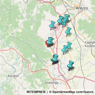 Mappa Via della Repubblica, 52048 Monte San Savino AR, Italia (7.4145)