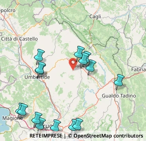 Mappa SP206, 06024 Gubbio PG, Italia (20.15733)