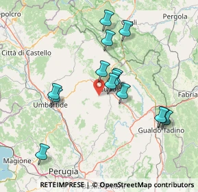 Mappa SP206, 06024 Gubbio PG, Italia (14.71)