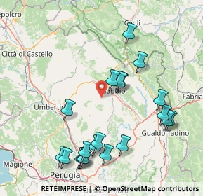 Mappa SP206, 06024 Gubbio PG, Italia (18.35)