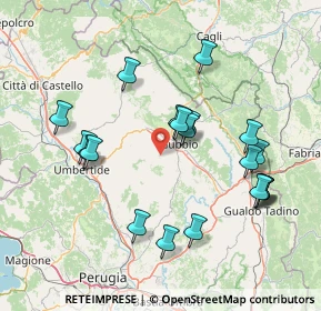 Mappa SP206, 06024 Gubbio PG, Italia (15.9315)