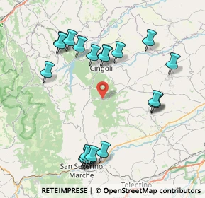 Mappa Rio Laque S.P. 114 km 6+300, 62011 Cingoli MC, Italia (8.9955)