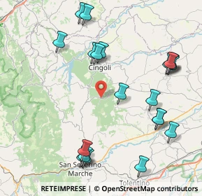 Mappa Rio Laque S.P. 114 km 6+300, 62011 Cingoli MC, Italia (9.9035)
