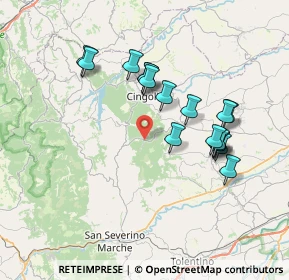 Mappa Rio Laque S.P. 114 km 6+300, 62011 Cingoli MC, Italia (7.07059)
