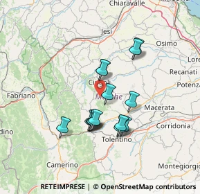 Mappa Rio Laque S.P. 114 km 6+300, 62011 Cingoli MC, Italia (11.666)