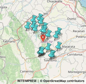 Mappa Rio Laque S.P. 114 km 6+300, 62011 Cingoli MC, Italia (10.641)