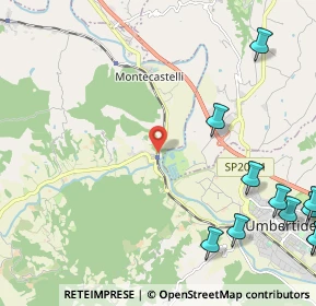 Mappa Via Giacomo Giunti, 06019 Umbertide PG, Italia (3.49273)
