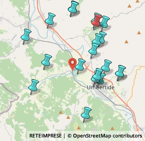 Mappa Via Giacomo Giunti, 06019 Umbertide PG, Italia (4.3305)