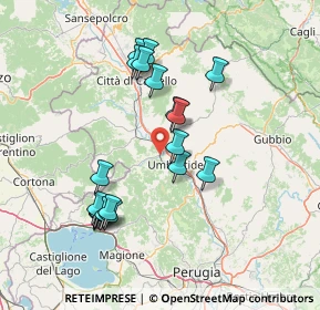 Mappa Via Giacomo Giunti, 06019 Umbertide PG, Italia (14.808)