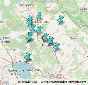 Mappa Via Giacomo Giunti, 06019 Umbertide PG, Italia (11.97)