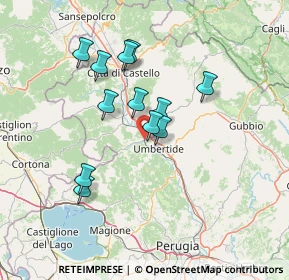 Mappa Via Giacomo Giunti, 06019 Umbertide PG, Italia (12.275)