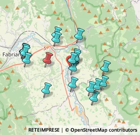 Mappa Via San Lorenzo, 60043 Cerreto d'Esi AN, Italia (3.5355)