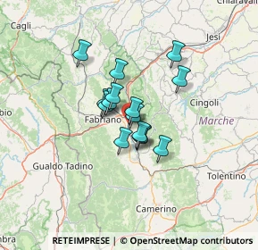 Mappa Via San Lorenzo, 60043 Cerreto d'Esi AN, Italia (8.53333)