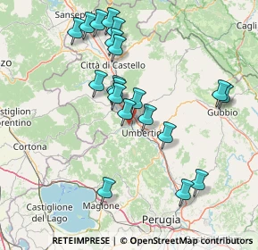 Mappa Frazione Niccone, 06019 Umbertide PG, Italia (15.545)