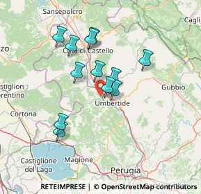 Mappa Frazione Niccone, 06019 Umbertide PG, Italia (12.19667)