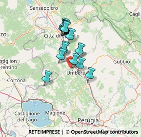 Mappa Frazione Niccone, 06019 Umbertide PG, Italia (11.285)