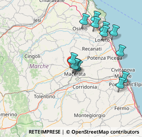 Mappa Via Federico II, 62100 Macerata MC, Italia (15.34538)