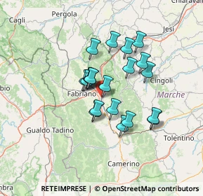 Mappa Via della Repubblica, 60043 Cerreto d'Esi AN, Italia (10.6715)