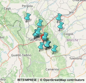 Mappa Via della Repubblica, 60043 Cerreto d'Esi AN, Italia (8.52)