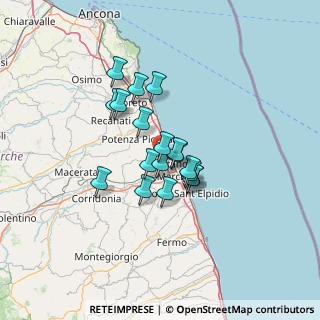 Mappa MFM+MX, 62012 Civitanova Marche MC (9.59944)
