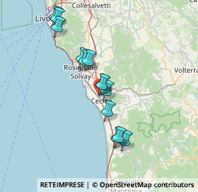 Mappa Via Giovanni Cantini, 57023 Cecina LI, Italia (13.29077)