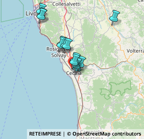 Mappa Via Giovanni Cantini, 57023 Cecina LI, Italia (11.30538)