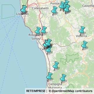 Mappa SP dei Tre Comuni, 56040 Cecina LI (19.7635)